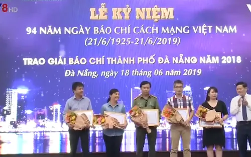 Trao Giải báo chí thành phố Đà Nẵng