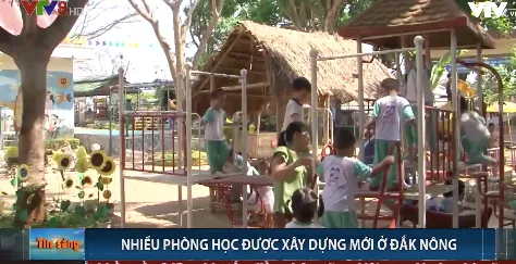 Đắk Nông: Nhiều phòng học được xây dựng mới