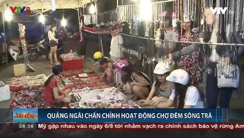 Quảng Ngãi chấn chỉnh hoạt động chợ đêm sông Trà