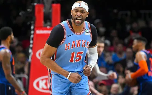 Vince Carter ký hợp đồng 1 năm với Atlanta Hawks