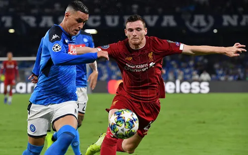 Andy Robertson xóa tài khoản Twitter sau trận thua Napoli