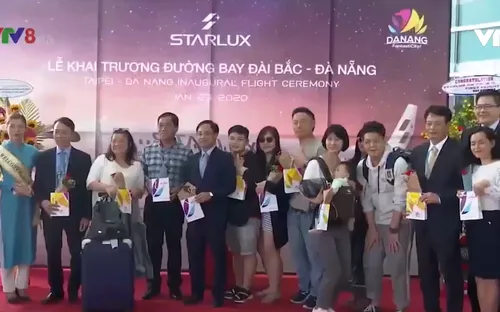 Đà Nẵng: Đón chuyến bay Đài Bắc - Đà Nẵng