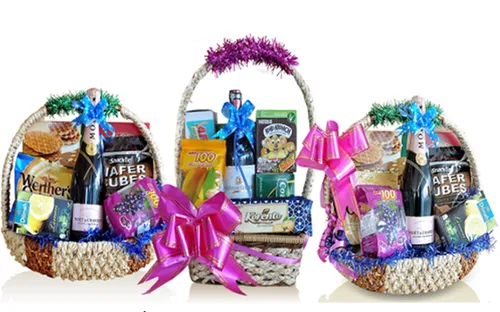 Thị trường giỏ quà Tết bắt đầu nóng