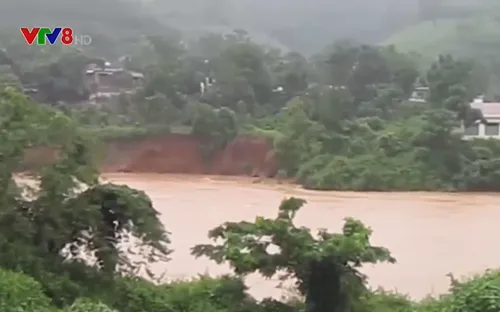 Kon Tum: Mưa lũ làm gãy cầu bê tông hàng chục tỷ đồng