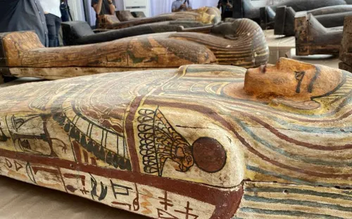 Phát hiện 59 quan tài 2600 tuổi ở Ai Cập