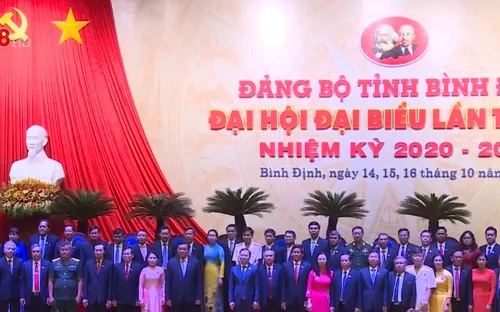 Bế mạc Đại hội đại biểu Đảng bộ tỉnh Bình Định