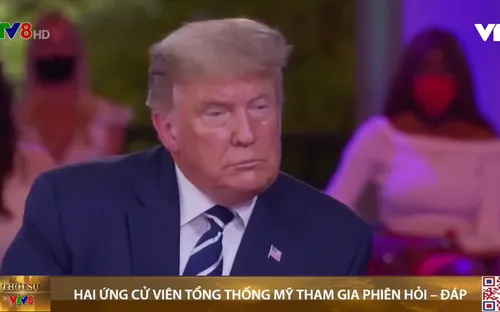 Bầu cử Mỹ 2020: Hai ứng cử viên tổng thống "so găng" trong phiên hỏi - đáp riêng rẽ với cử tri