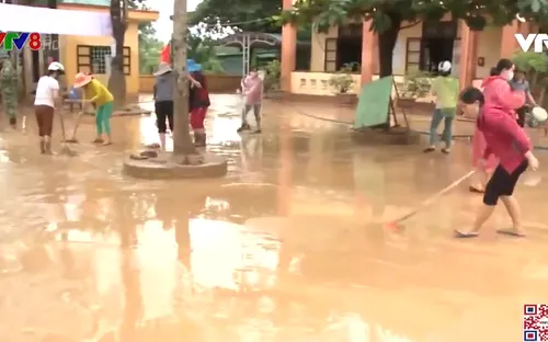 Quảng Trị khẩn trương dọn dẹp khi nước rút