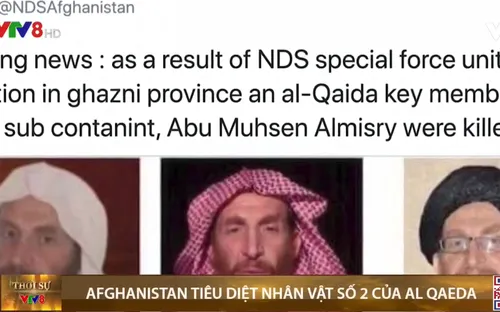 Afghanistan tiêu diệt nhân vật số 2 của tổ chức khủng bố al Qaeda