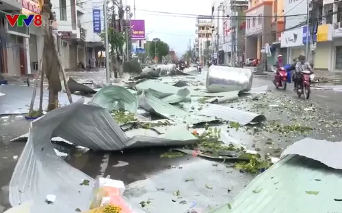 Quảng Ngãi: Khẩn trương khắc phục hậu quả sau bão số 9