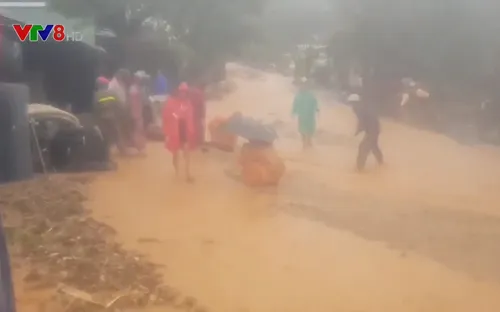 Bão số 9 gây thiệt hại nặng các huyện miền núi Quảng Nam