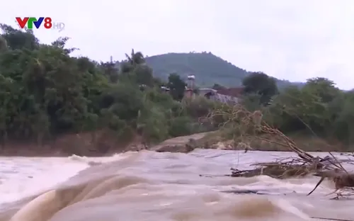 Kon Tum: Mực nước lũ trên các sông tiếp tục lên nhanh