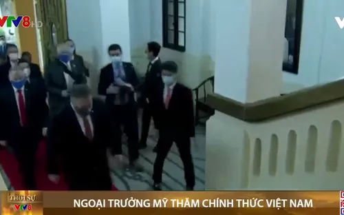 Ngoại trưởng Mỹ đến Hà Nội, bắt đầu chuyến thăm chính thức Việt Nam