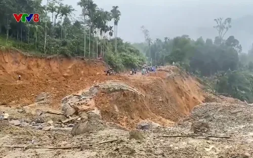 Xây dựng khu tái định cư cho người dân vùng sạt lở Trà Leng