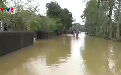 Quảng Trị: Hàng ngàn hộ dân vùng trũng ngập lụt trở lại