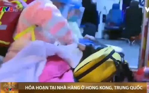 Hỏa hoạn tại nhà hàng ở Hong Kong (Trung Quốc)