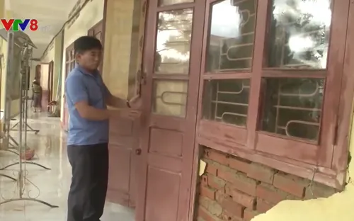 Quảng Bình: Nhiều trường học hư hỏng nặng sau bão