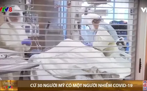 Cứ 30 người Mỹ thì có 1 người nhiễm COVID-19