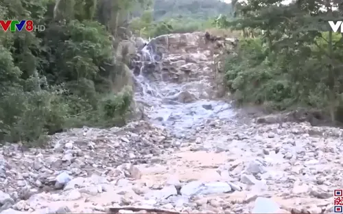 Mưa lũ gây thiệt hại miền núi Bình Định