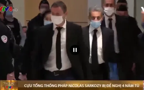 Cựu Tổng thống Pháp Nicolas Sarkozy bị đề nghị án 4 năm tù