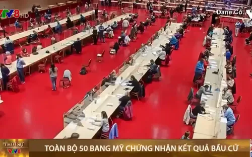 Toàn bộ 50 bang Mỹ chứng nhận kết quả bầu cử