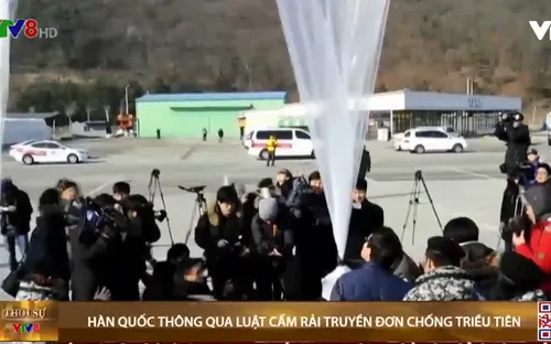 Hàn Quốc thông qua luật cấm rải truyền đơn chống Triều Tiên