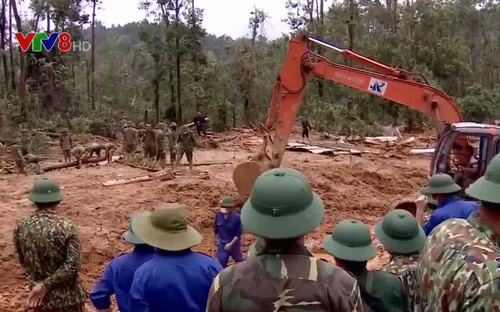 Kéo dài việc tìm kiếm người mất tích tại Rào Trăng 3