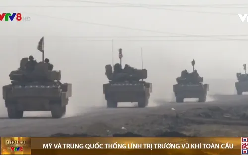 Mỹ và Trung Quốc thống lĩnh trị trường vũ khí toàn cầu