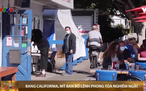 Mỹ: California ban bố lệnh phong tỏa nghiêm ngặt nhất