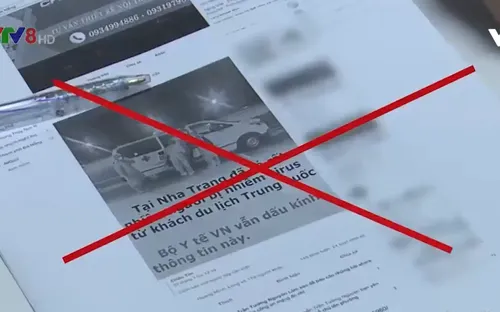 Xử lý chủ tài khoản facebook tung tin sai sự thật liên quan đến dịch bệnh vi rút corona