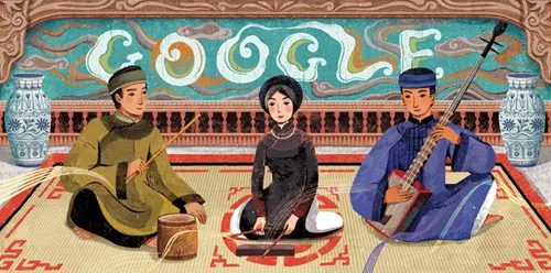 Google tôn vinh nghệ thuật ca trù của Việt Nam