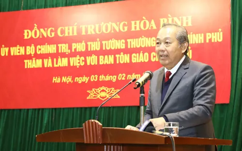 Tăng cường công tác quản lý Nhà nước về tôn giáo