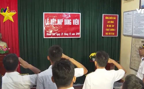 Kết nạp Đảng ở Trường Sa