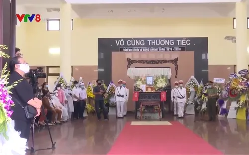 Tiễn đưa Thiếu tá Đặng Thanh Tuấn về nơi an nghỉ cuối cùng