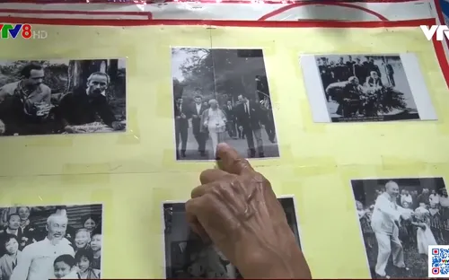 Người Cựu chiến binh đam mê sưu tầm ảnh Bác Hồ