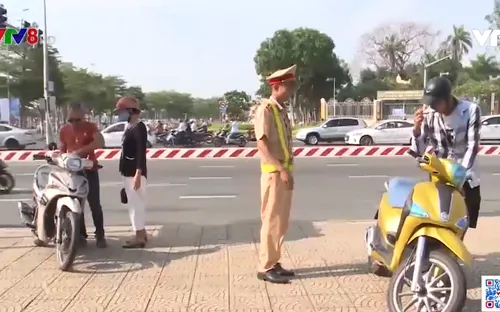 CSGT Đà Nẵng tăng cường xử lý các hành vi vi phạm giao thông đường bộ