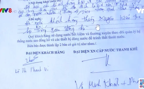 Hóa đơn tiền nước tăng bất thường ở Đà Nẵng