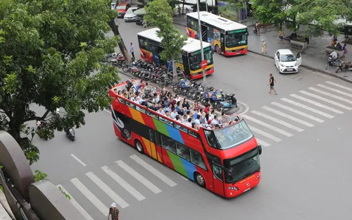 Không thí điểm dịch vụ xe bus 2 tầng tuyến Đà Nẵng - Hội An