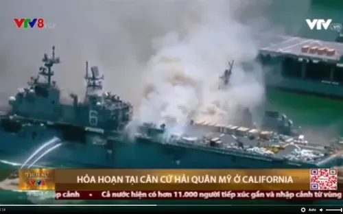 Hỏa hoạn tại căn cứ quân sự ở California, Mỹ