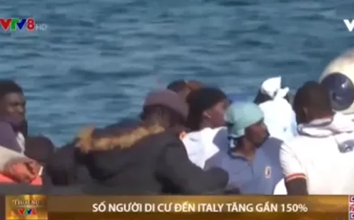 Số người di cư đến Italia tăng