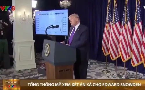 Tổng thống Trump xem xét ân xá cho Edward Snowden