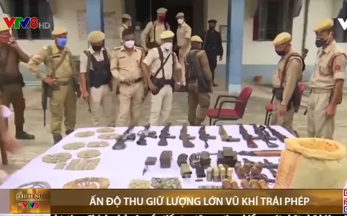 Ấn độ thu giữ lượng lớn vũ khí trái phép