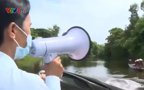 Thừa Thiên - Huế tăng cường phòng chống dịch trên đường sông