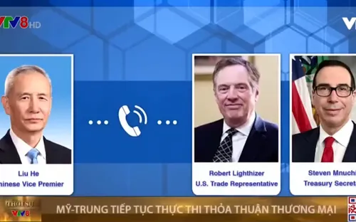 Mỹ-Trung tiếp tục thúc đẩy thực thi thỏa thuận thương mại giai đoạn 1