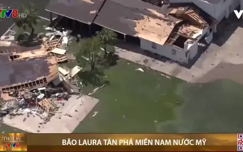 Bão Laura tàn phá miền Nam nước Mỹ