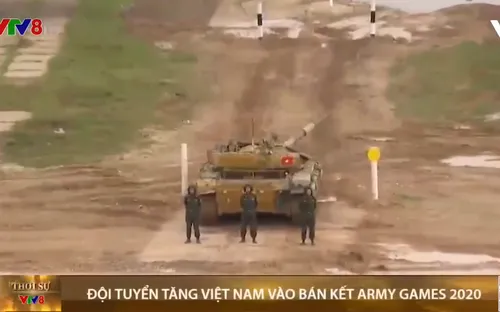 Đội tuyển xe tăng Việt Nam đã lọt vào vòng bán kết Army Games 2020 tại Nga