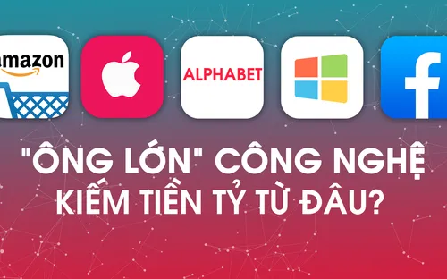 Các "ông lớn" công nghệ kiếm tiền tỷ từ đâu?
