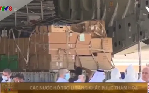 Các nước hổ trợ Libăng khắc phục thảm họa