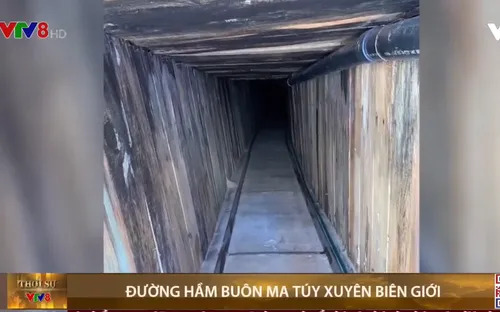 Phát hiện đường hầm buôn ma túy xuyên biên giới Mỹ-Mexico