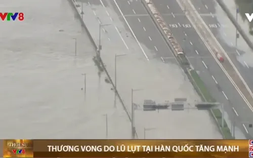 Gia tăng số người thiệt mạng vì lũ lụt tại Hàn Quốc